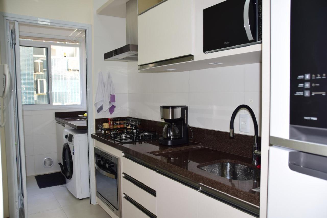 Apartamento a beira mar completo com churrasqueira Florianopolis Exterior foto